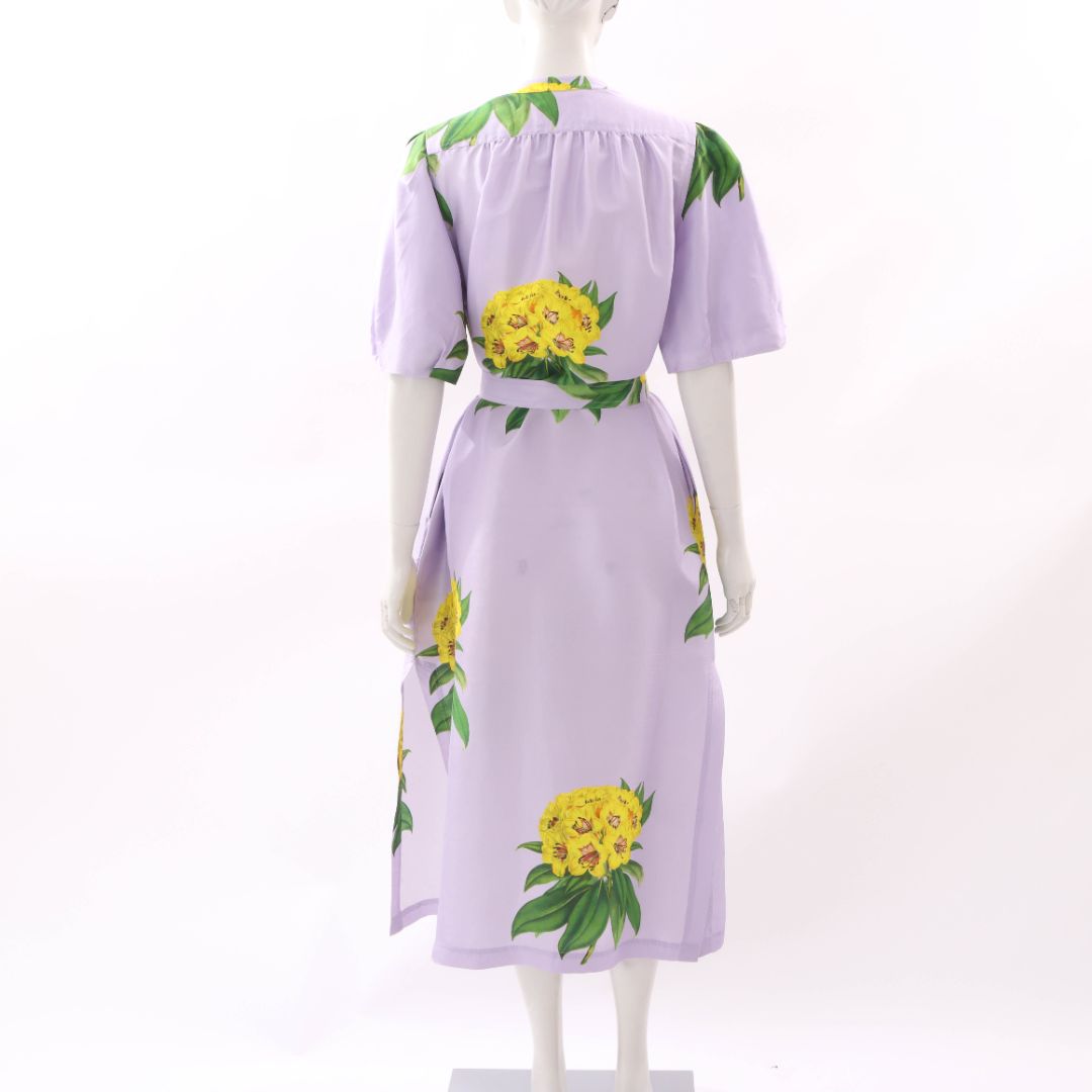 Oroton Golden Posie Column Dress Size 10