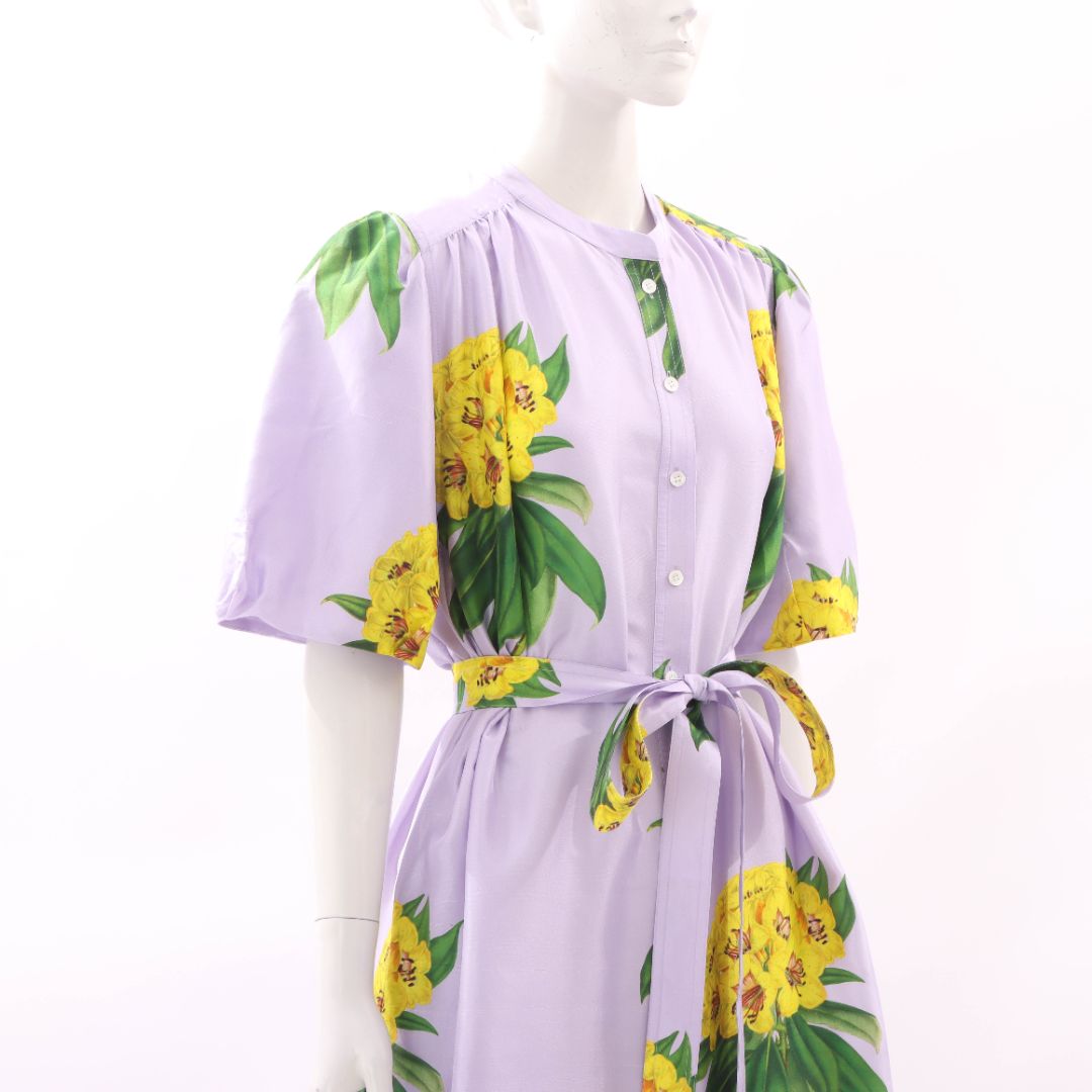 Oroton Golden Posie Column Dress Size 10