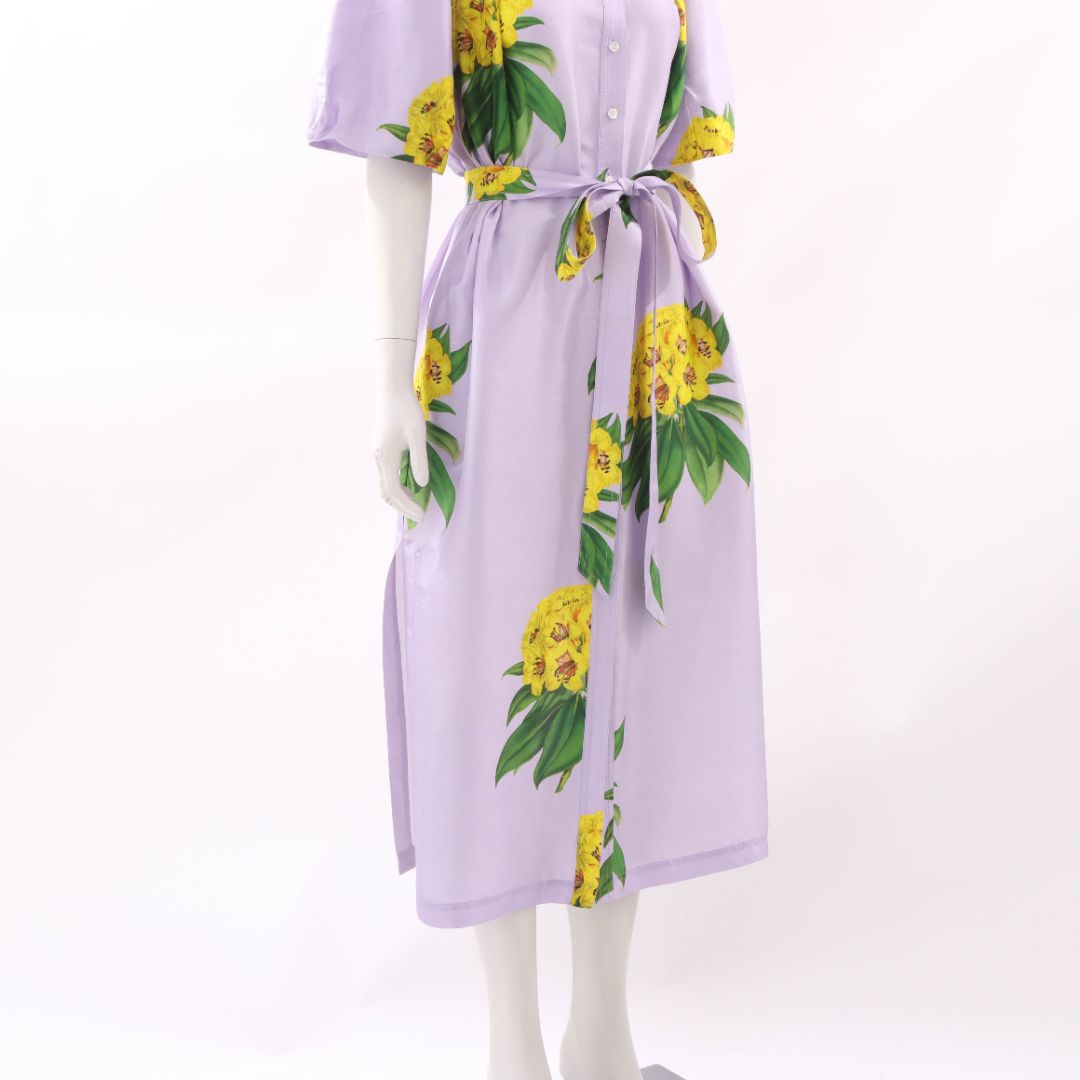 Oroton Golden Posie Column Dress Size 10