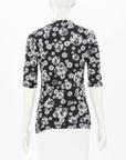 Scanlan Theodore Stretch Floral Top Size XS