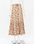 Zimmermann 'Andie' Tiered Floral Midi Skirt Size 1