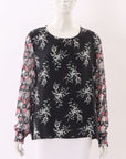 Equipment Silk Floral Top Size L