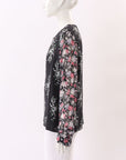 Equipment Silk Floral Top Size L
