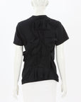 Comme Des Garcons Ruched Detail Tshirt Size Small