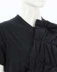 Comme Des Garcons Ruched Detail Tshirt Size Small