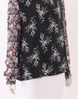 Equipment Silk Floral Top Size L
