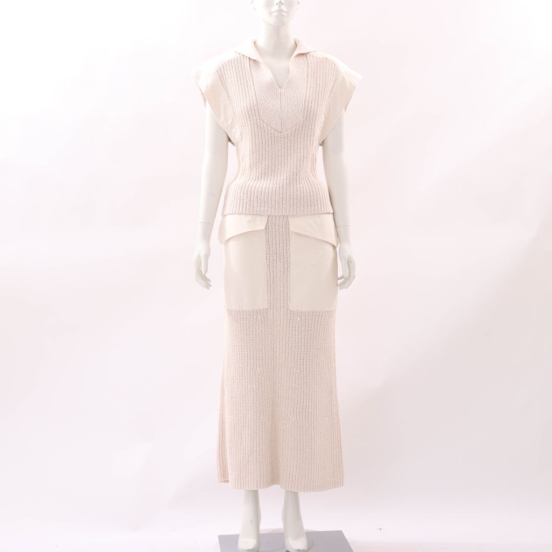 By Malene Birger Knitted Skirt & Top Set Size S