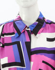 Retrofete 'Sutton' Puff Sleeve Shirt Size S