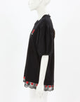 Simone Rocha Lace Trim Floral Top Size S
