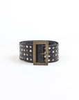 Empire Rose Leather Studded Belt