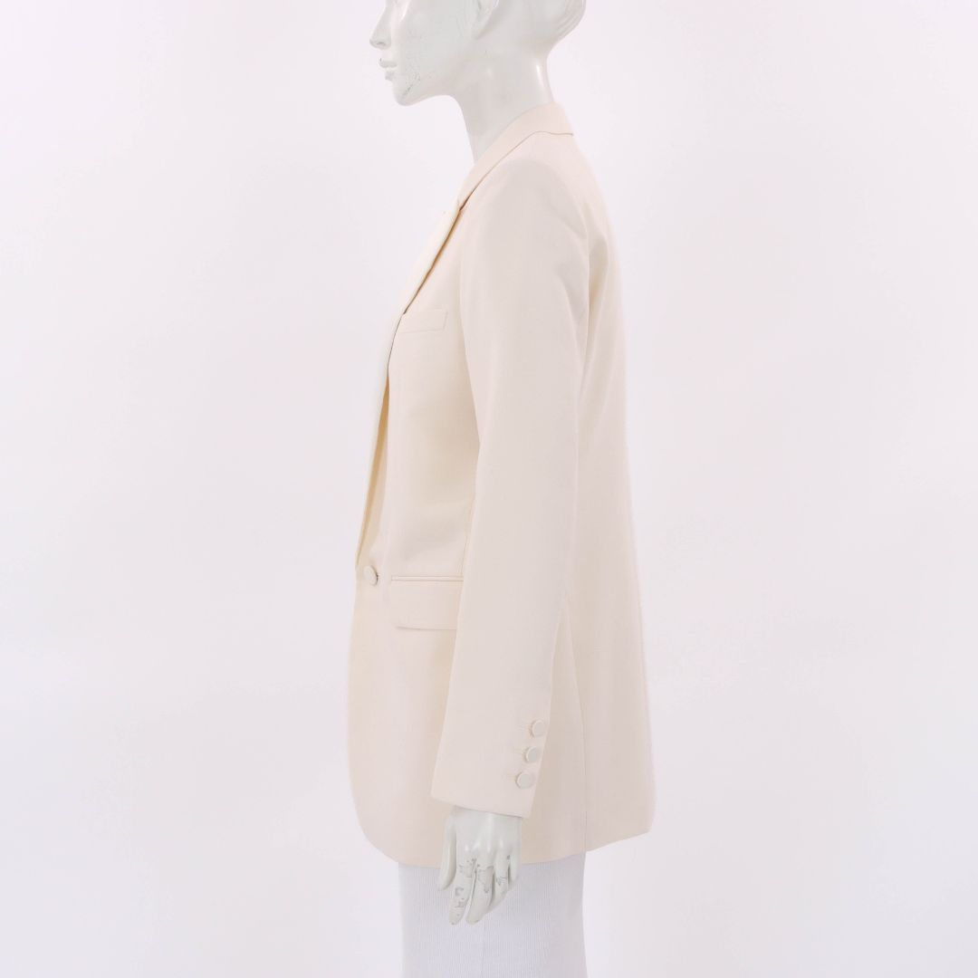 Saint Laurent Wool Blend Tuxedo Jacket Size FR 40 | AU 12