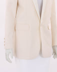 Saint Laurent Wool Blend Tuxedo Jacket Size FR 40 | AU 12