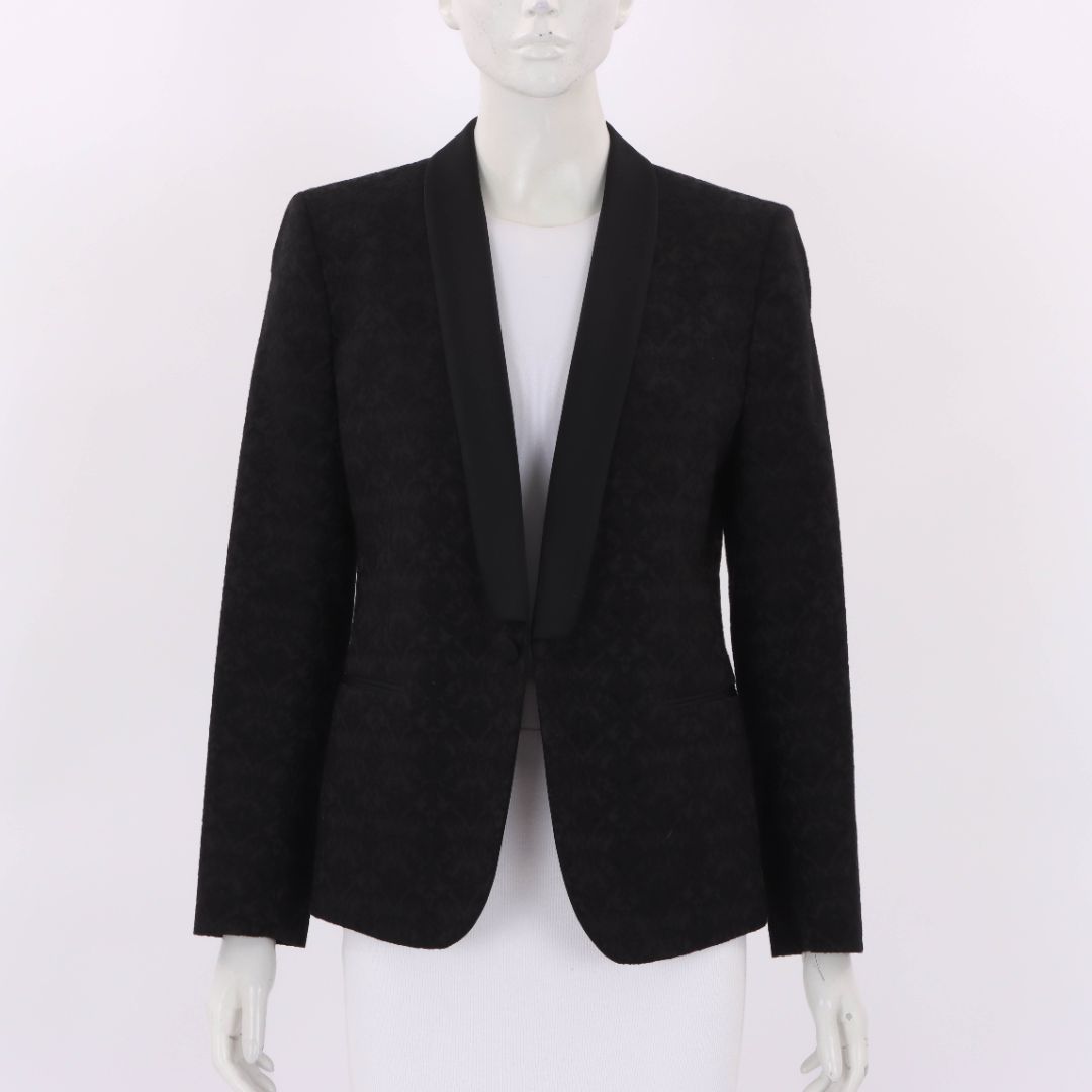 Saint Laurent Brocade Tuxedo Jacket Size FR 42 | AU 14