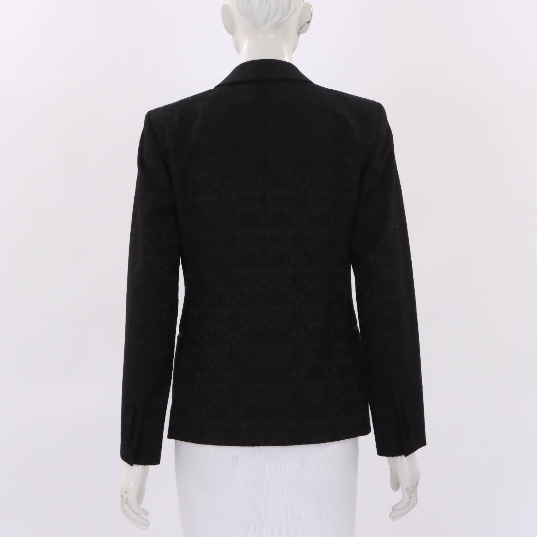 Saint Laurent Brocade Tuxedo Jacket Size FR 42 | AU 14