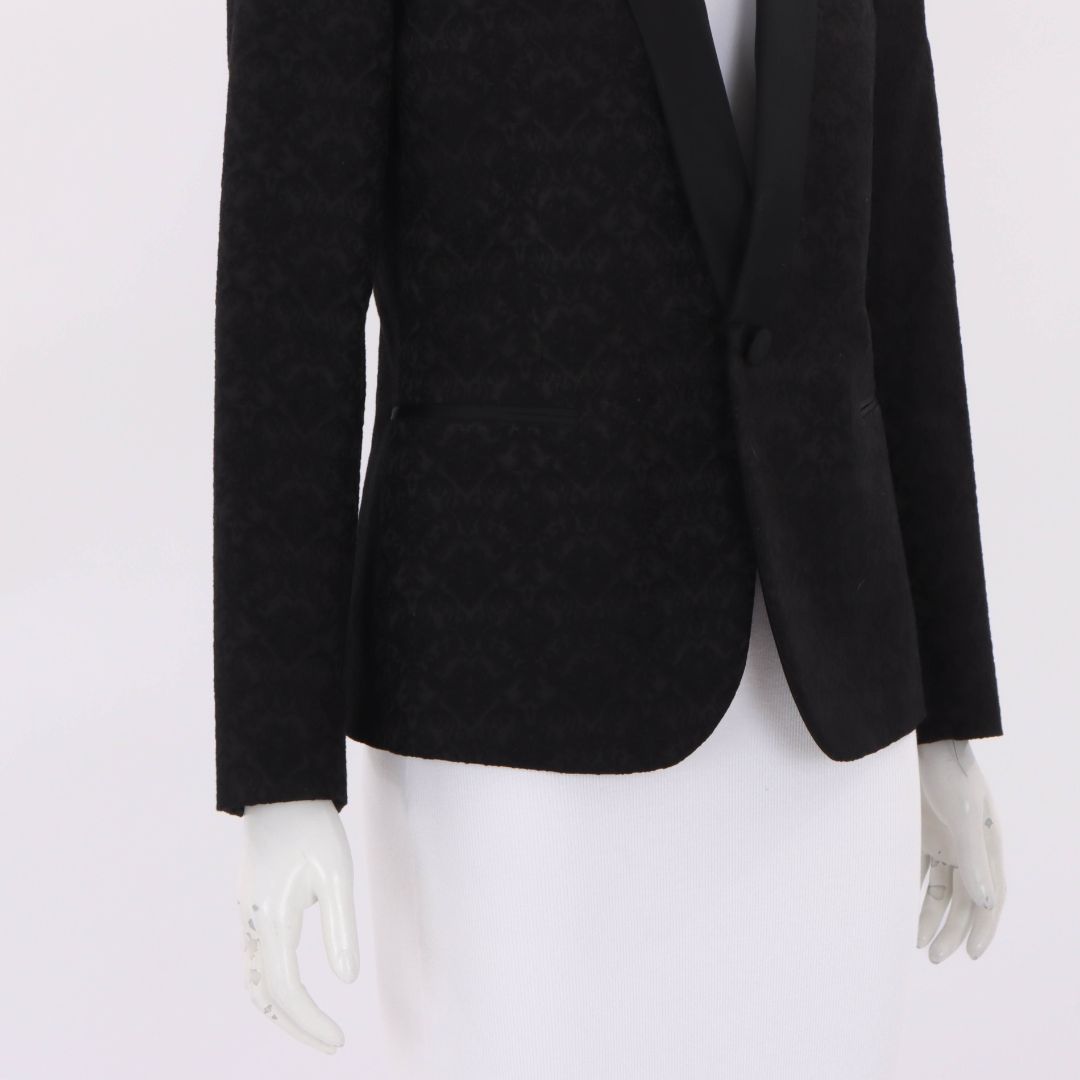 Saint Laurent Brocade Tuxedo Jacket Size FR 42 | AU 14