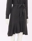 Me + Em Silk Polka Dot Dress Size 10