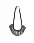 Scanlan Theodore Diamante Deco Fringe Choker