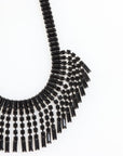 Scanlan Theodore Diamante Deco Fringe Choker