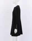 Saint Laurent Bell Sleeve Sable Dress Size FR 40 | AU 12