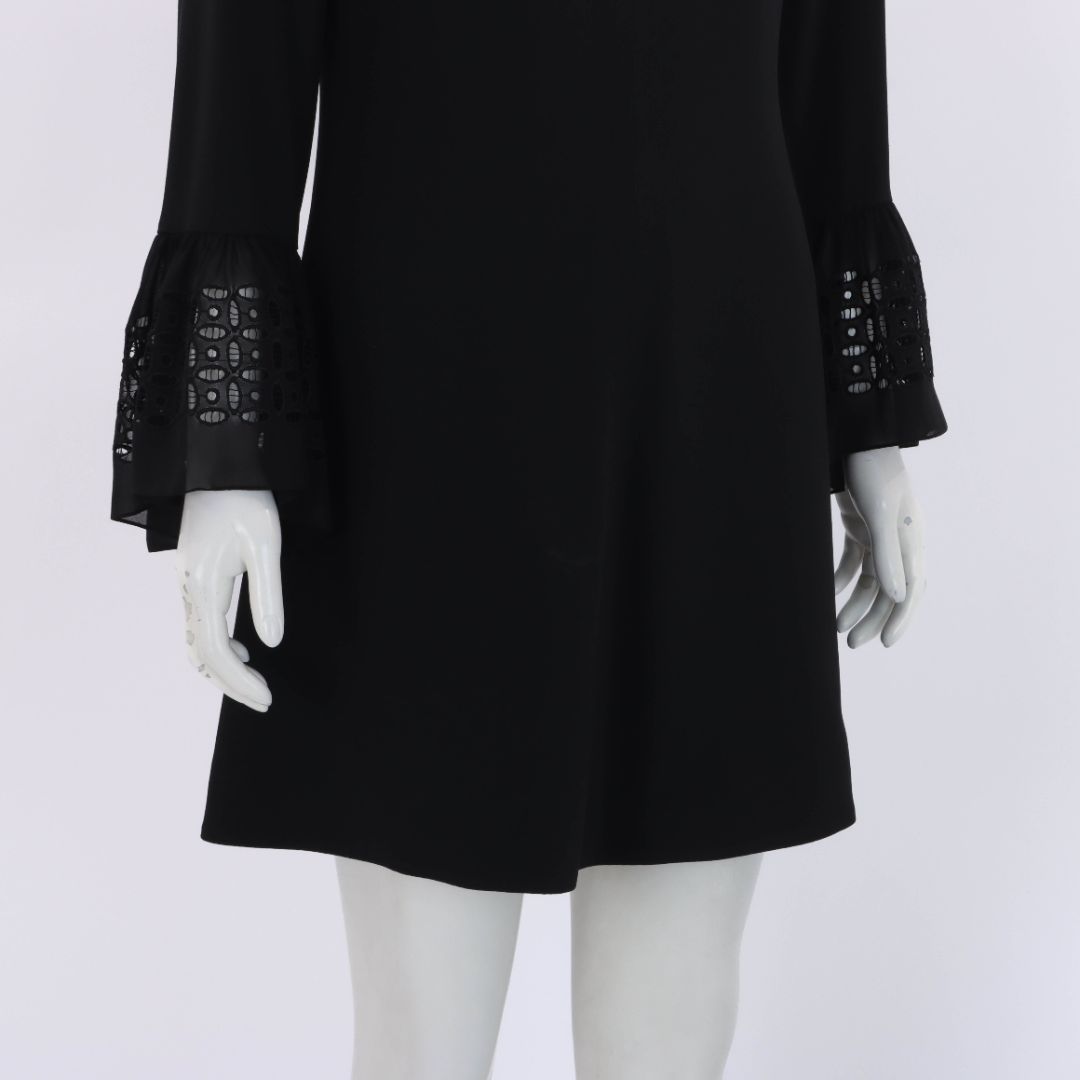 Saint Laurent Bell Sleeve Sable Dress Size FR 40 | AU 12