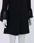 Saint Laurent Bell Sleeve Sable Dress Size FR 40 | AU 12
