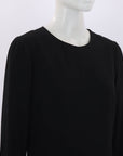 Saint Laurent Bell Sleeve Sable Dress Size FR 40 | AU 12