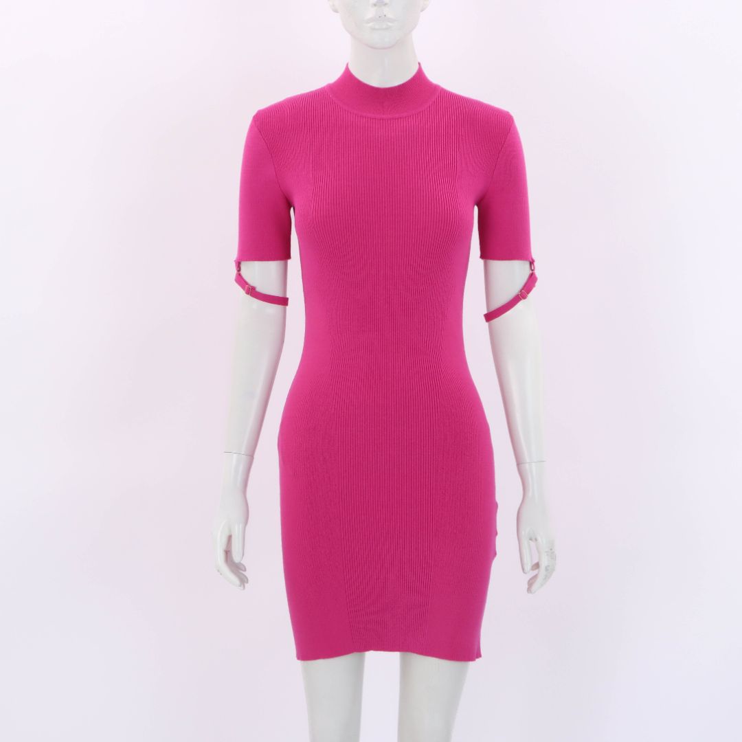 Jacquemus La Robe Torre Stretch Knit Mini dress Size 36 | AU 8