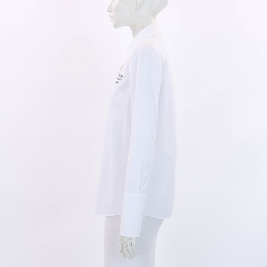 Off-White Cotton Bohemian Blur Shirt Size L