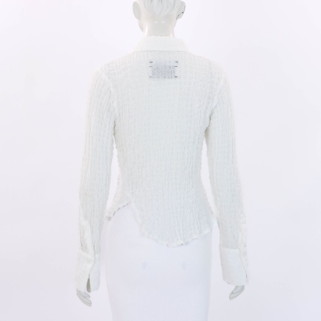Off-White Cotton Bohemian Blur Shirt Size L