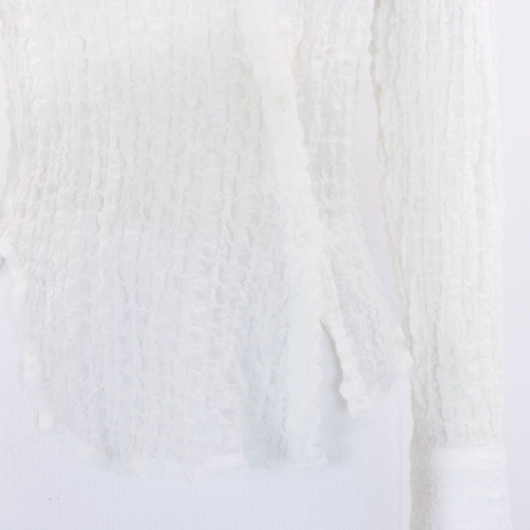 Off-White Cotton Bohemian Blur Shirt Size L