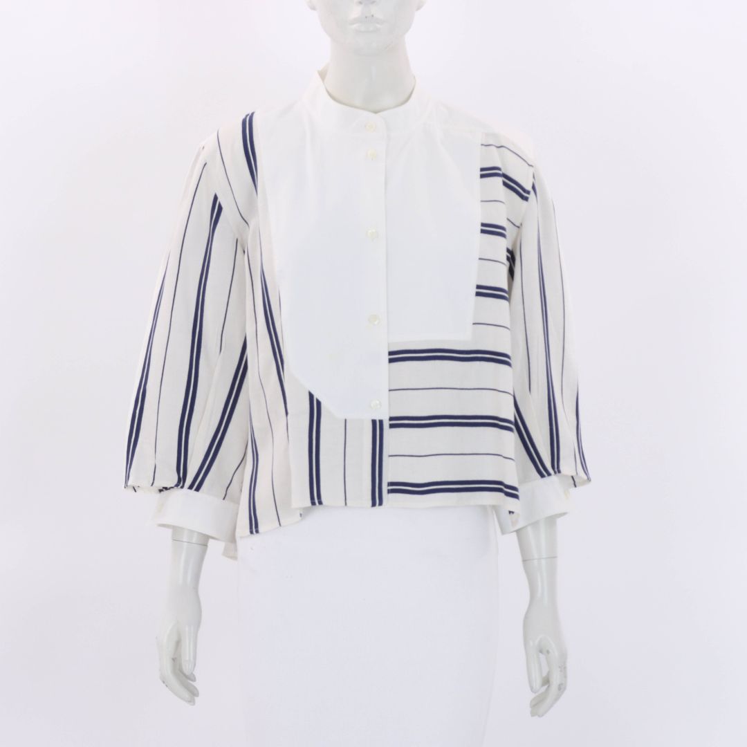 Loewe Striped Linen Top Size 42 | AU 12