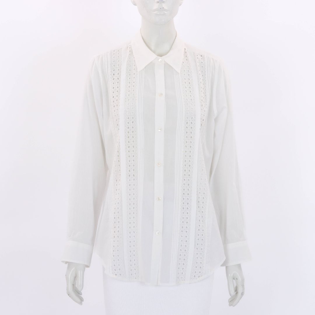 Nili Lotan Cotton Shirt Size M