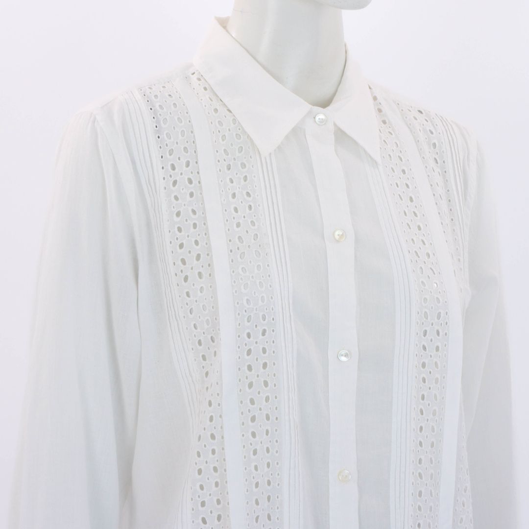 Nili Lotan Cotton Shirt Size M