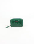 Burberry Patent Leather Zip Around Wallet