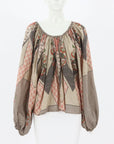 Mes Demoiselles 'Icosandre' Silk Blouse Size FR 38 | AU 10