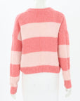 Flannel Alpaca Blend Striped Knit Jumper Size 0