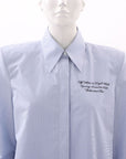Off-White Cotton Bohemian Blur Shirt Size L
