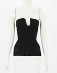 Camilla and Marc Delfina Rib Corset Knit Top Size XS