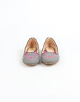 Charlotte Olympia Checked Embroidered Ballet Flats Size 36.5