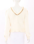 Aje 'Elle' Chain Open Back Jumper Size S