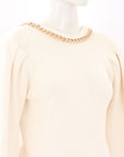 Aje 'Elle' Chain Open Back Jumper Size S