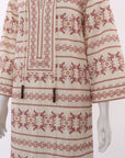 Flannel Cotton Embroidered Dress Size 0