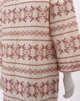 Flannel Cotton Embroidered Dress Size 0