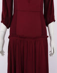 Flannel Satin Midi Dress Size 0