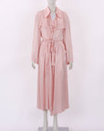 Flannel Satin Trench Coat Size Small/Medium