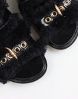 Marni Fussbett Fur Slides Size 40