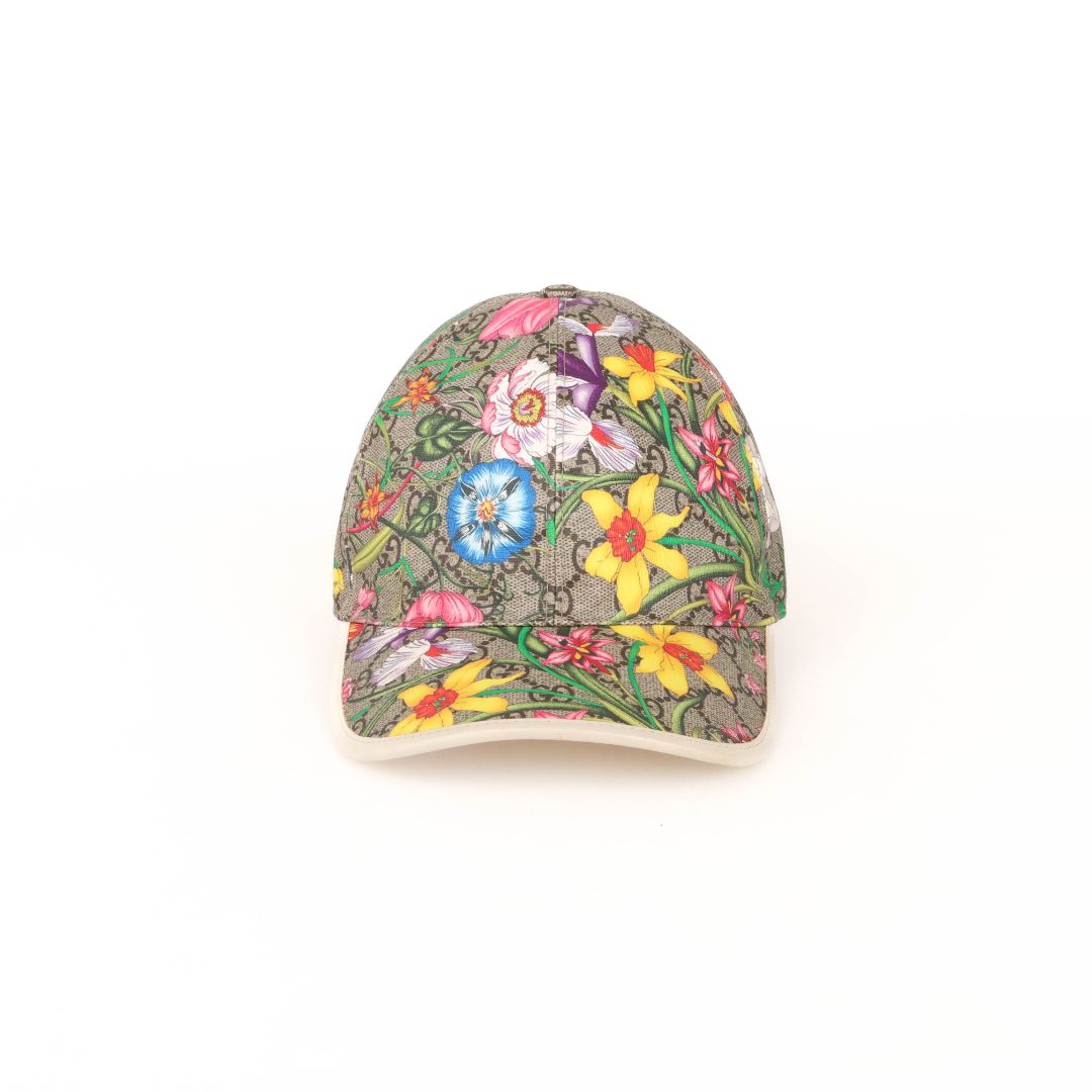 Gucci GG Embossed Floral Baseball Cap