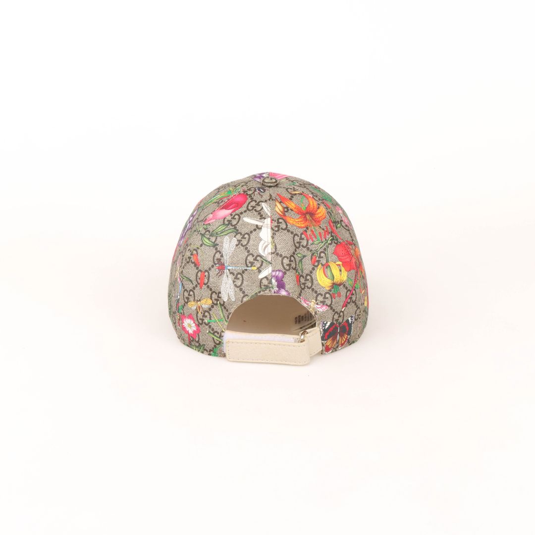 Gucci GG Embossed Floral Baseball Cap