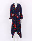 Ba&Sh Lalie Floral Midi Dress Size 2