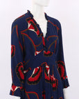 Ba&Sh Lalie Floral Midi Dress Size 2